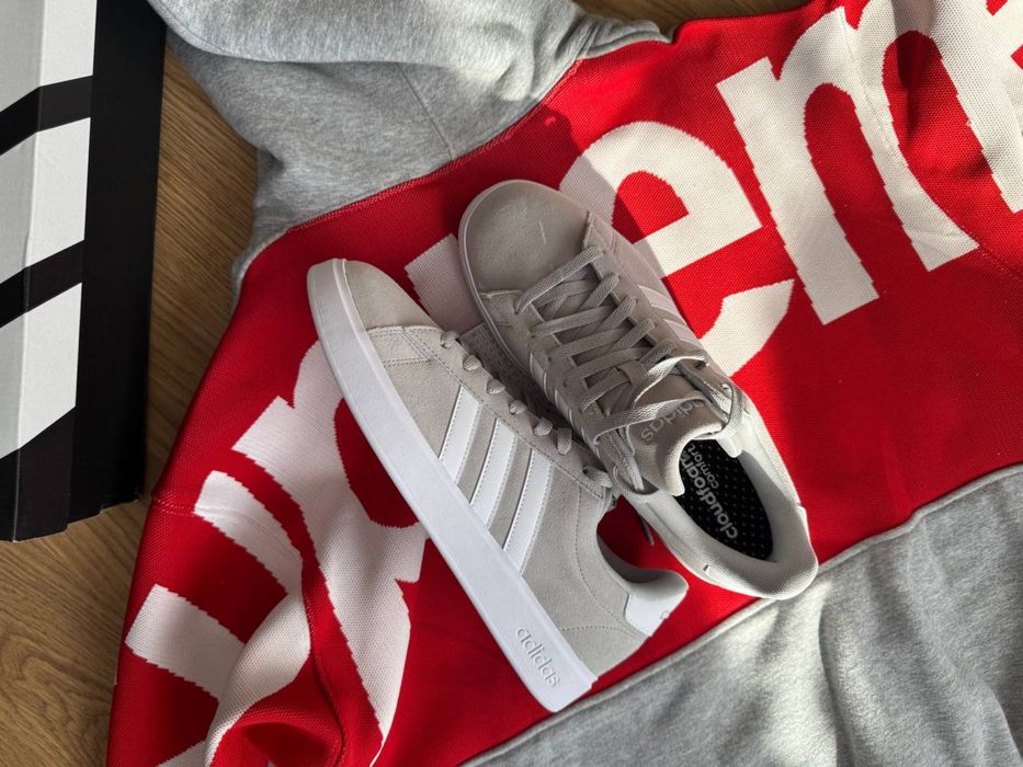 adidas Court Suede Grey Адідас