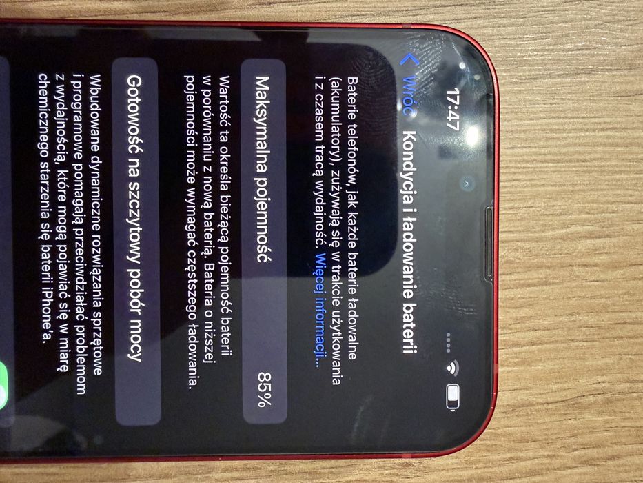 Iphone 13 128Gb (Product)RED  85% bat