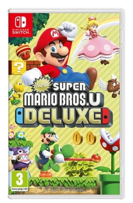 Nintendo Switch + 2 Jogos (Super Mario Party + Super Mario Deluxe)