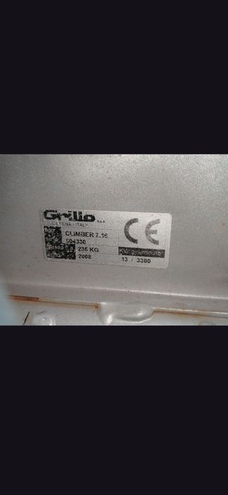 Kosiarka Grillo Climber serie 7 mulczer karczownica samojezdna traktorek