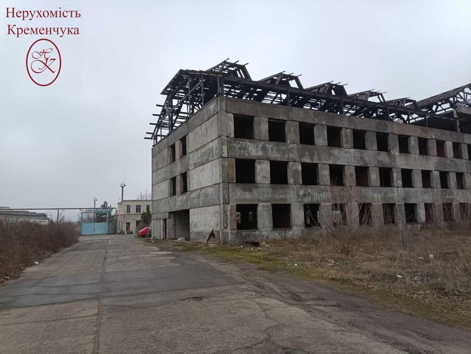 Продаж недобудованої будівлі в промзоні