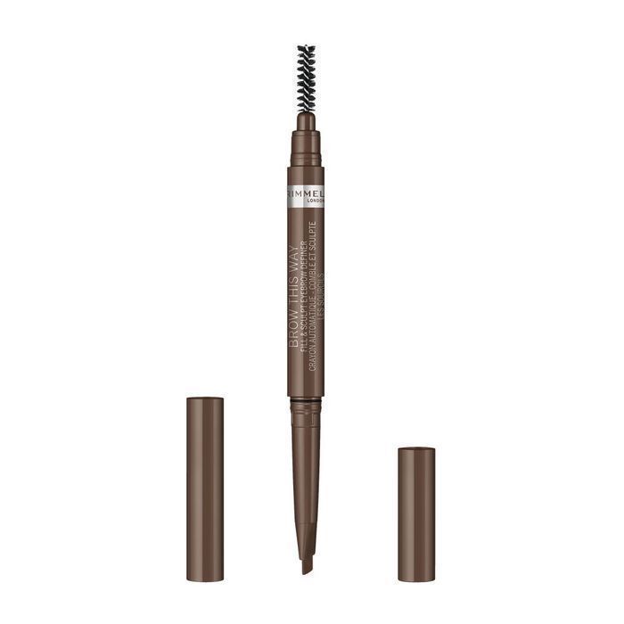Rimmel  kredka do brwi z wegańską formułą 002 Medium Brown 0.25g