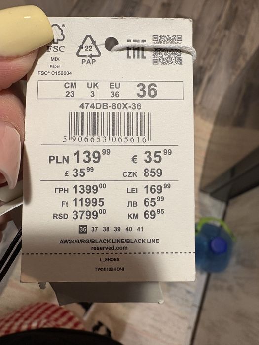 Жіночі балетки НОВІ reserved