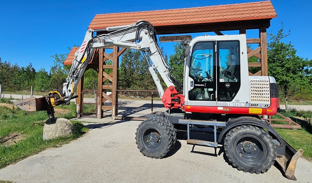 Koparka kołowa Takeuchi TB175W rototilt klima szczypce centr smar Yanmar 05r ORYGINAL