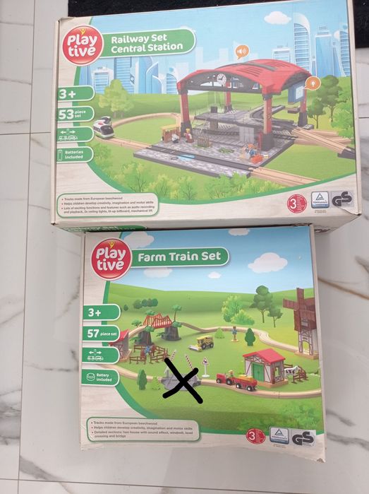 Trzy duże zestawy Play tive