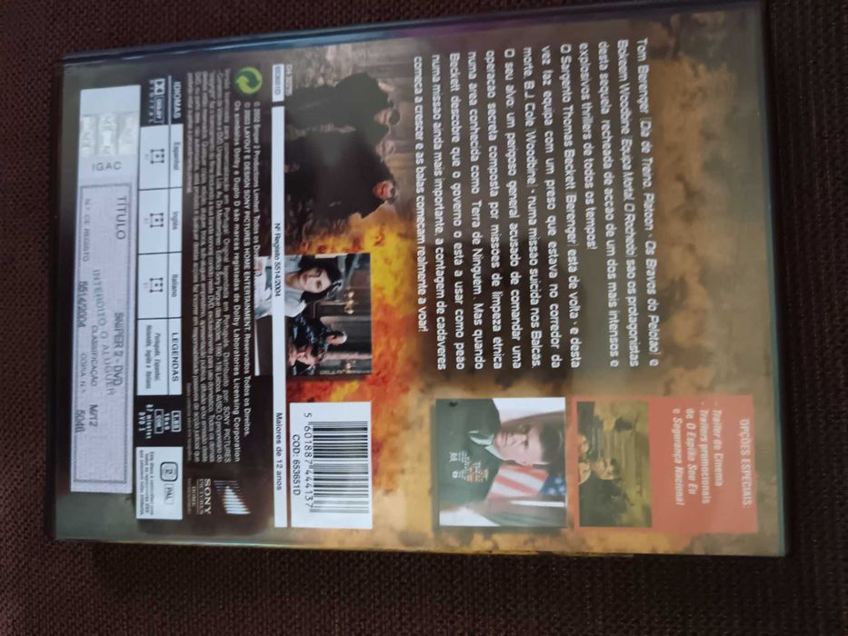 filme dvd original - sniper - 2
