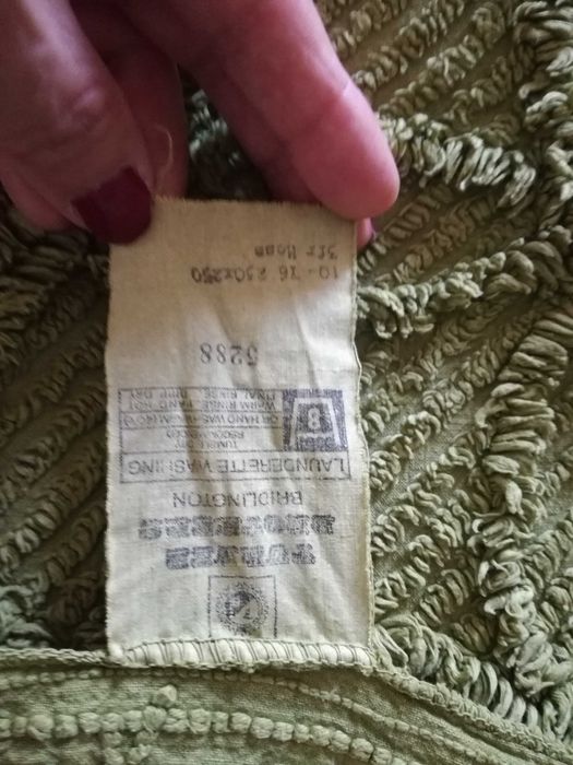 Colcha manta cobertor de verão verde seco Turner brothers