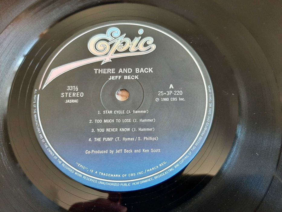 Jeff Beck - There And Back - Japão - Vinil LP