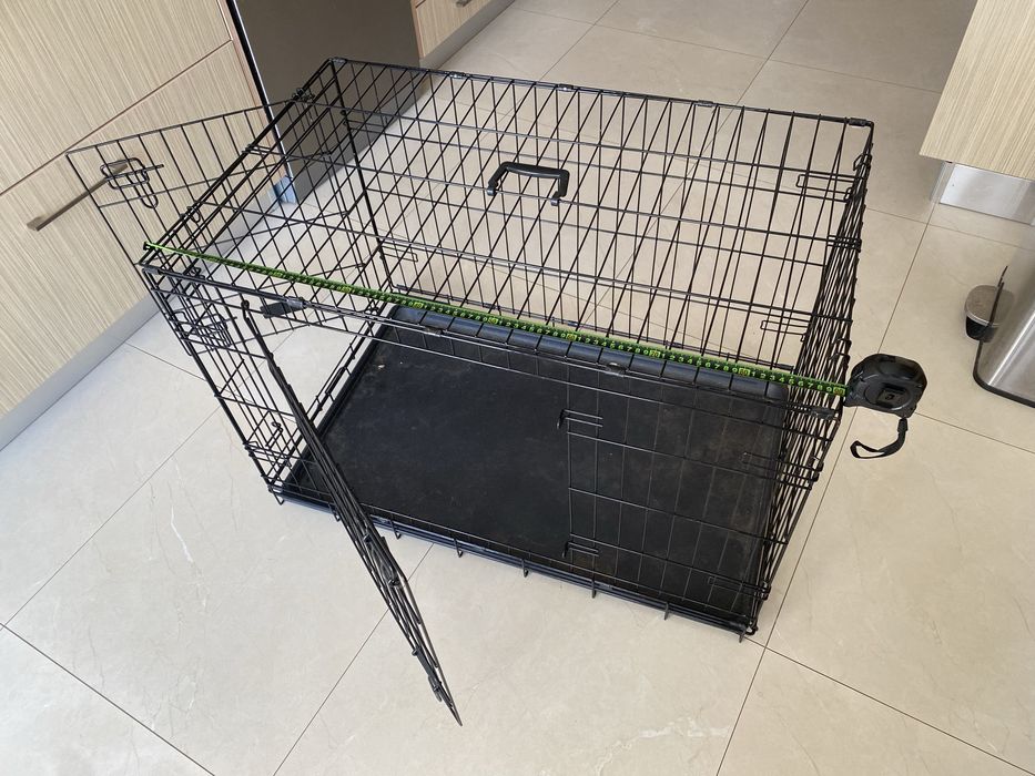 Jaula metal outech para animais 91x58x64 com duas portas