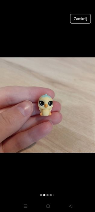Mini kaczuszka LPS z domkiem prezentem