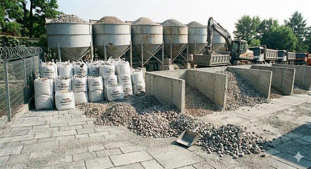 PIASEK GRANITOWY kwarcowy Grafitowy  0-2 mm
