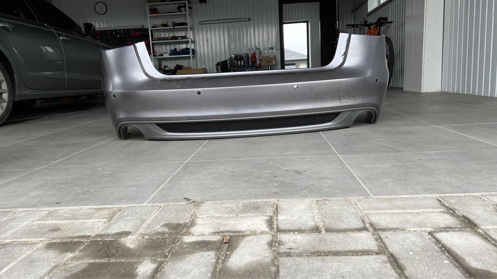 Задній бампер Audi A6 C7 S-line або Audi S6. Дорестайл 2011-2014.