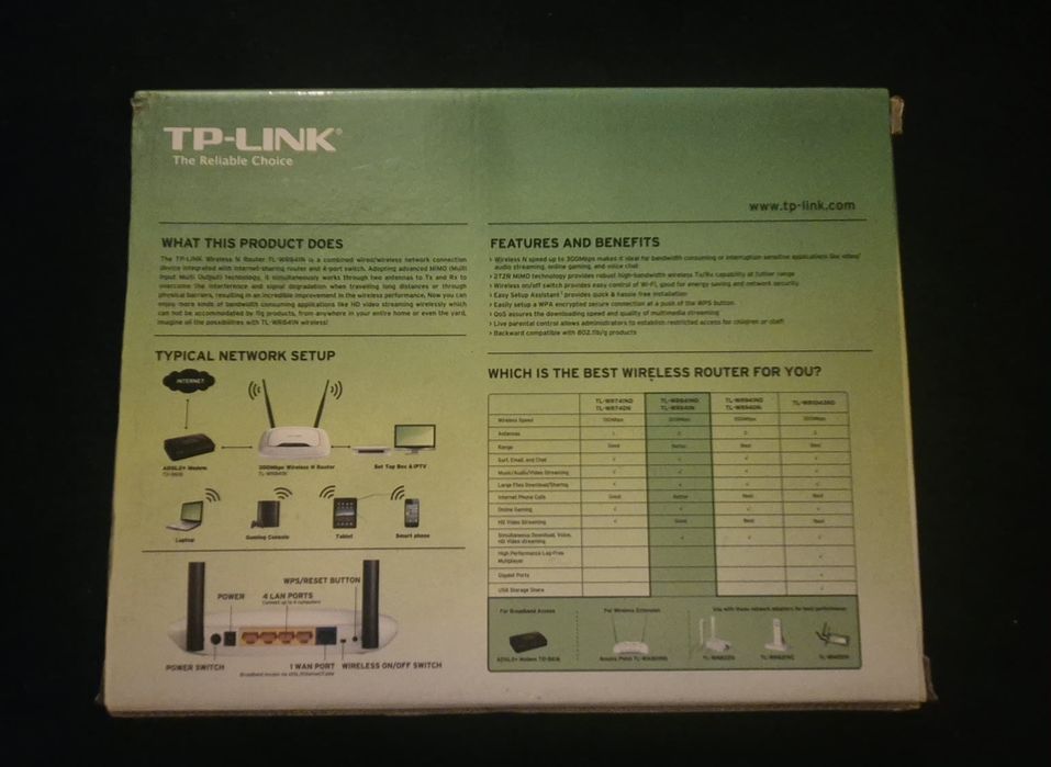 Router TP-LINK TL-WR841N