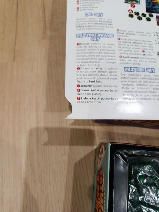 Potwory w Tokio gra planszowa