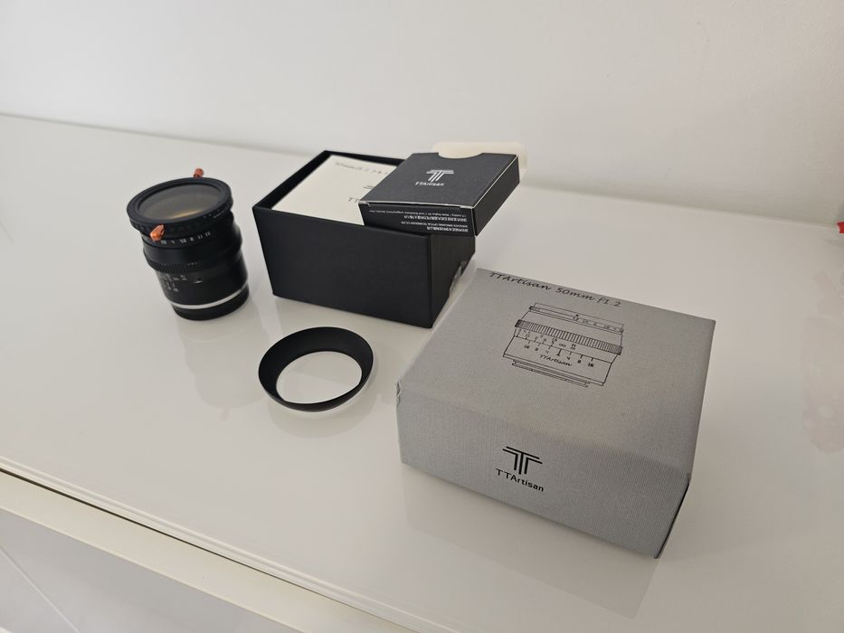 TtArtisan 50mm f1.2 mais filtro kf cpl nd