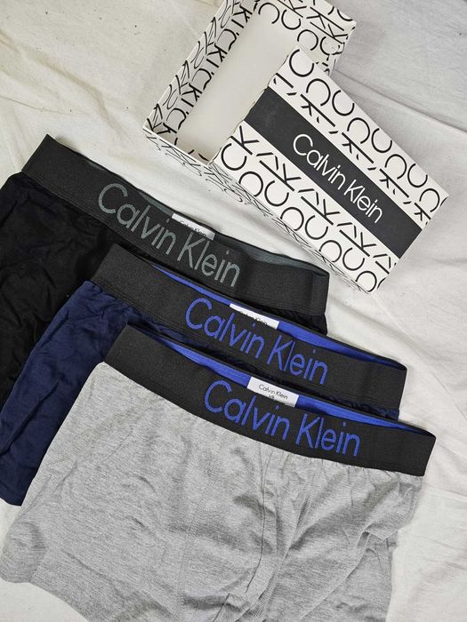 Bielizna męska 3pak Calvin Klein kolory bokserki premium M-XXL