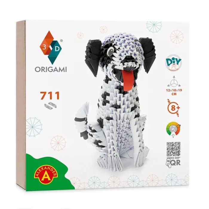 Origami 3D. Dalmatyńczyk. Alexander