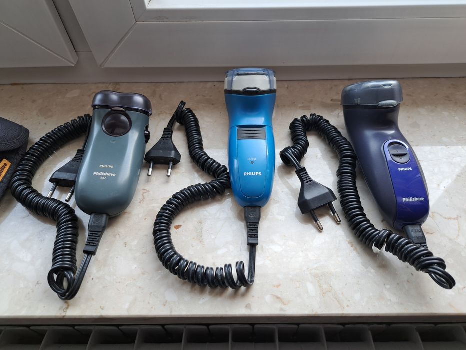 Etui z golarką używaną  Philips