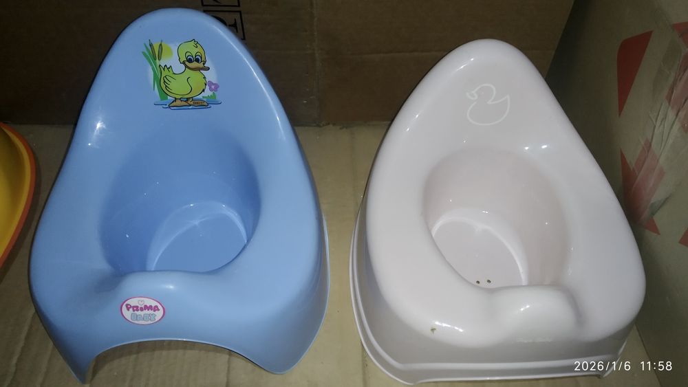 Горщик дитячий, детское сиденье, крышка для унитаза