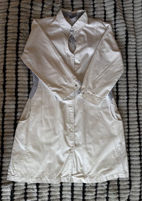 Медичний халат, білий