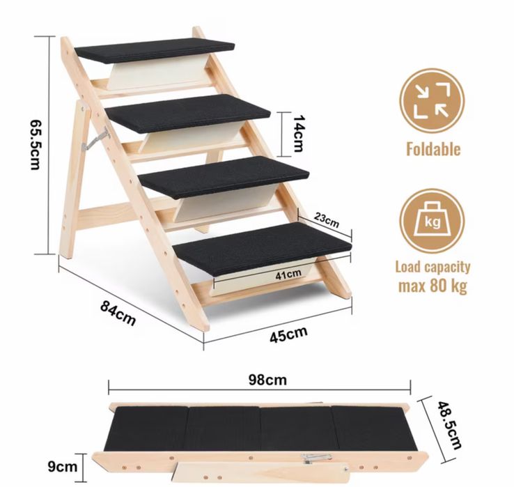 Escadas/Rampa para animais estimação