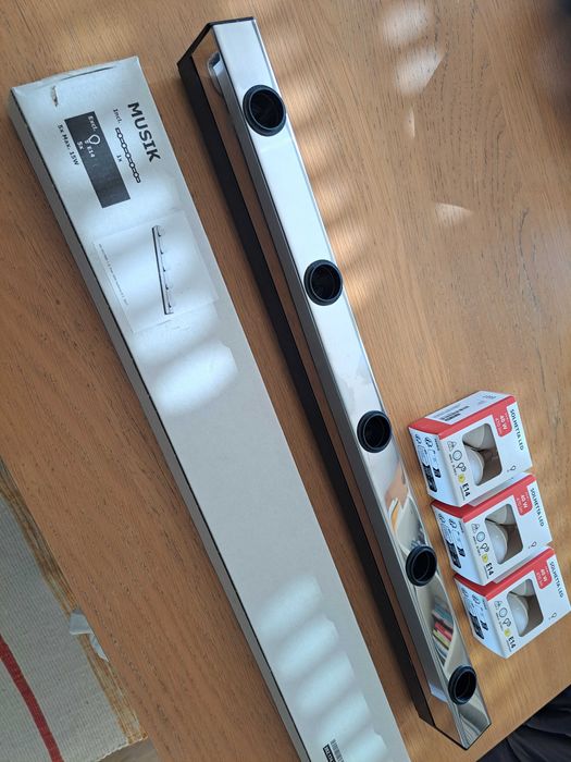 candeeiro MUSIK * 6 lâmpadas. tudo NOVO