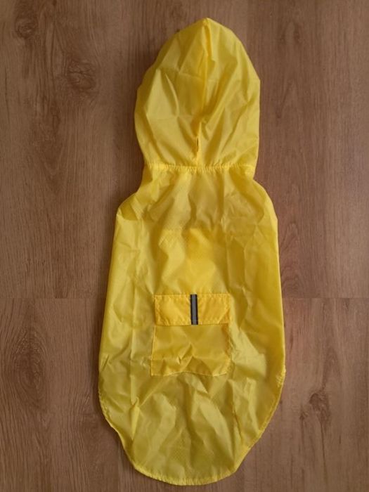 Желтый дождевик для собак