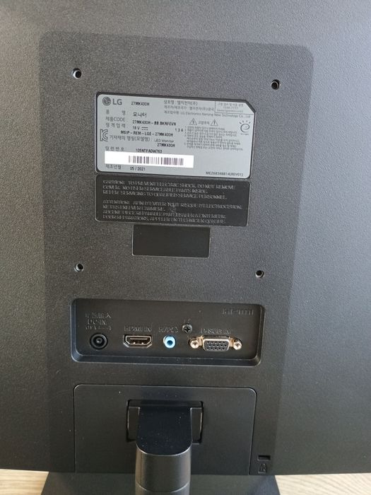 Monitor Gamingowy IPS 27 LG 27MK 430H