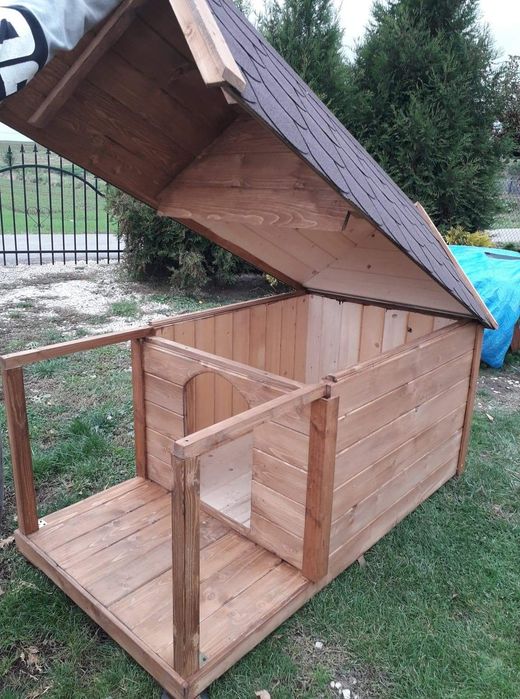 Buda dla dużego psa( Owczarek, Labrador) ocieplana