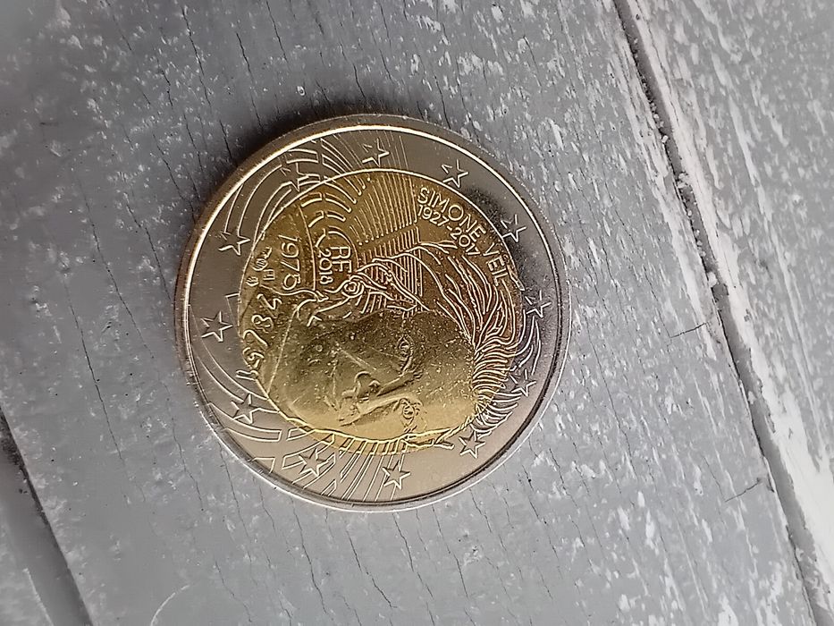8 moedas de 2€ França