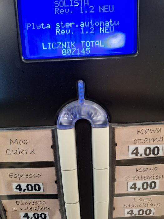 Kawomat  vending NECTA SOLISTA. Jak nowy!