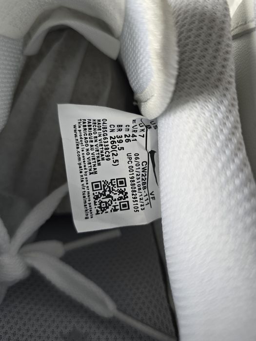 Nike Air Force 1 Low  White ROZMIAR 41 Box  Skóra Af