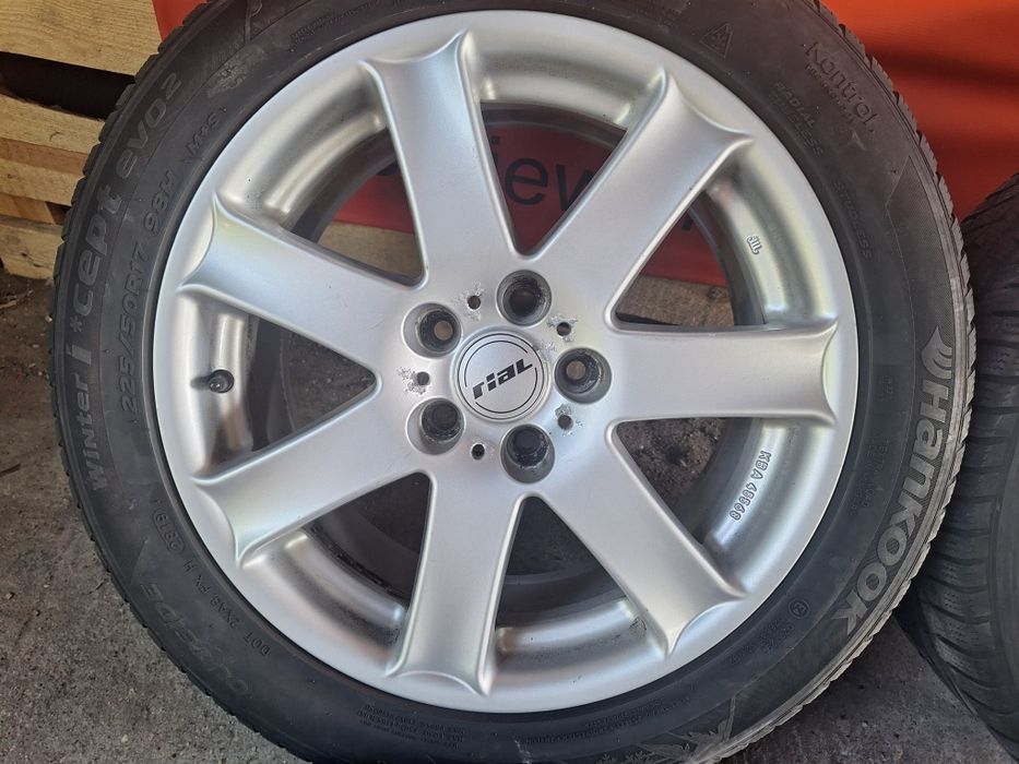 Alufelgi 5x112 17 ET36 Rial Audi A3 A4 A6 Seat Skoda VW Passat koła