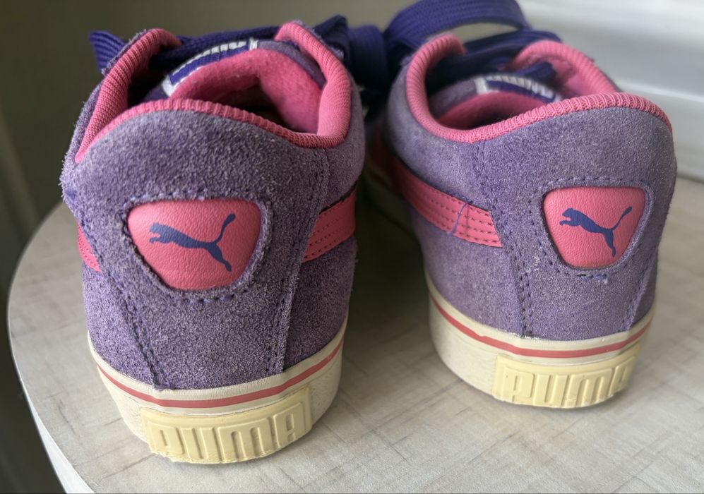 Кросівки Puma на дівчинку 33 р. Натуральна замша