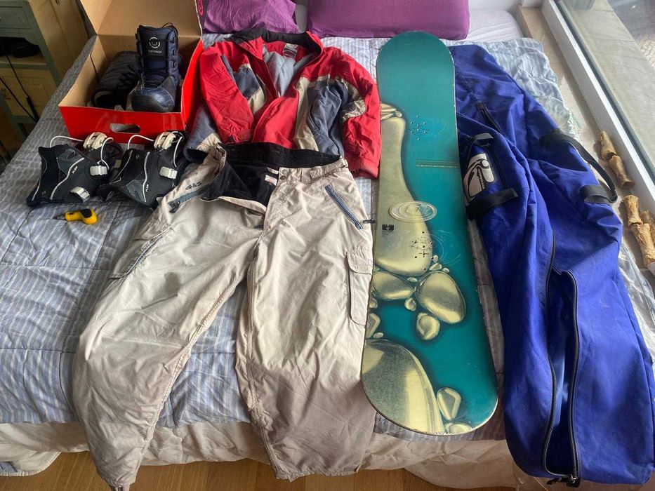 Material completo snowboard