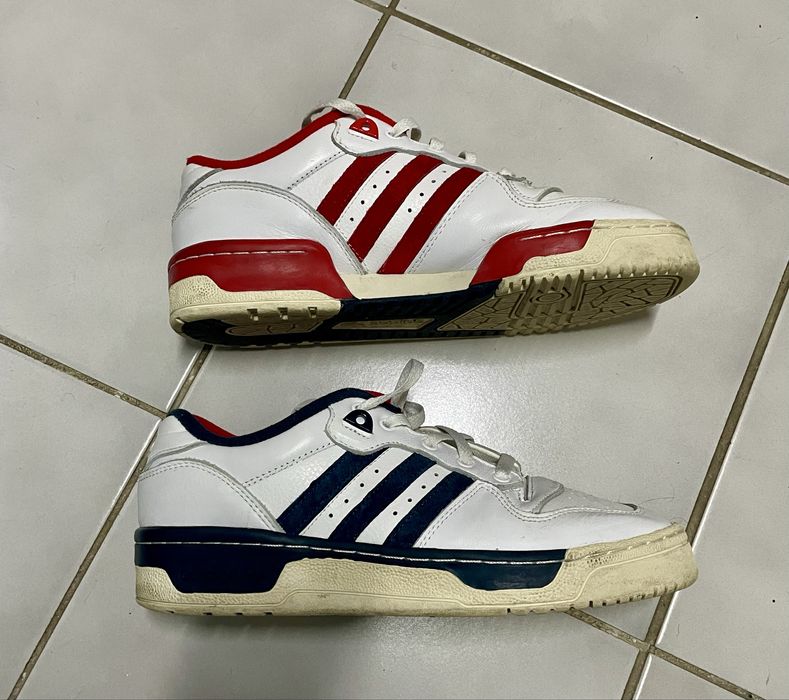 Adidas Rivalry Low Premium White Navy