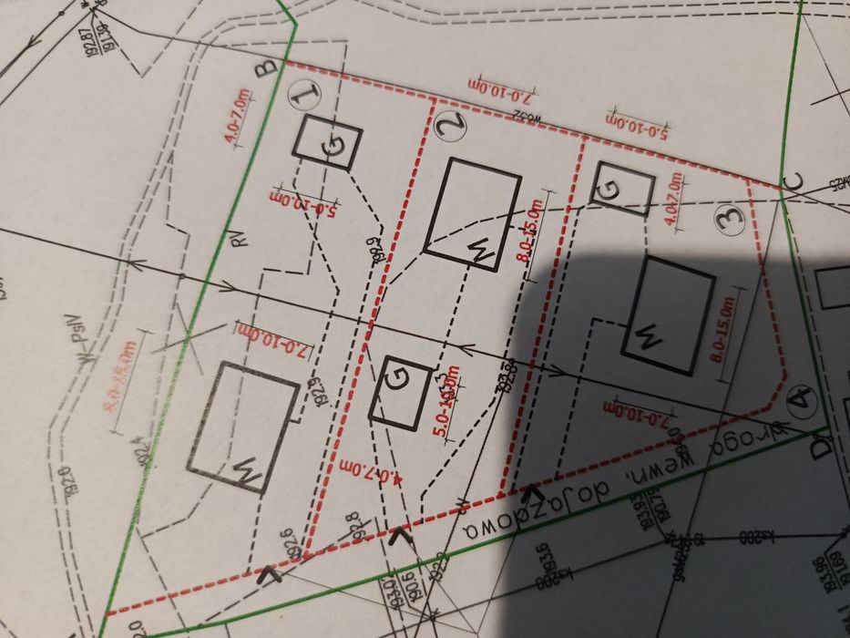 Działka od 12 do 15 a 70zl za m2