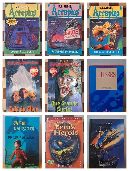 Conjunto lote 61 livros + 6 revistas infantis juvenis criança