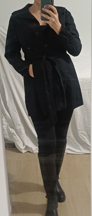 Sobretudo preto da Cheyenne - M