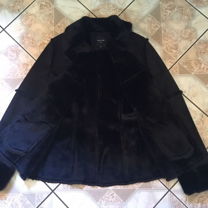 Искусственная коротенькая дублёнка