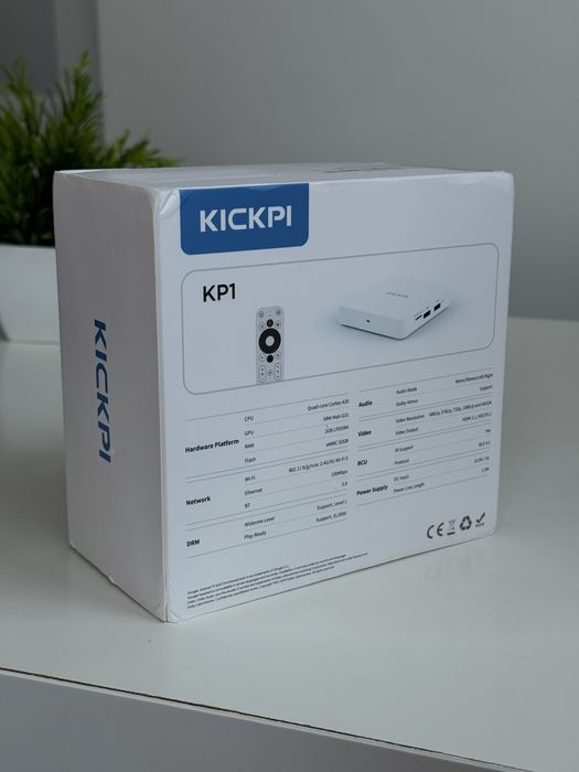 KICKPI KP1 2/32 сертифікований TV Box Смарт-приставка Netflix