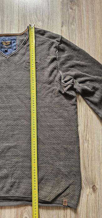 Pme Legend sweter męski brązowy rozmiar XXL wymiary na zdjęciach