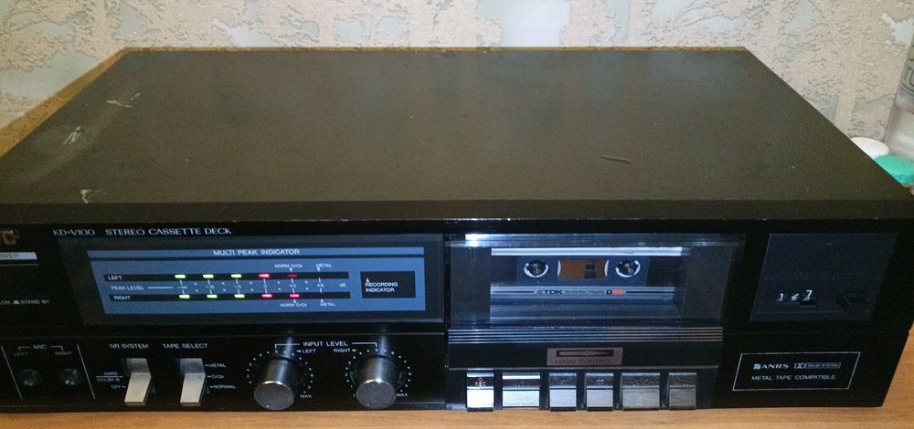 JVC KD-V 100, касетна дека, Japan!
