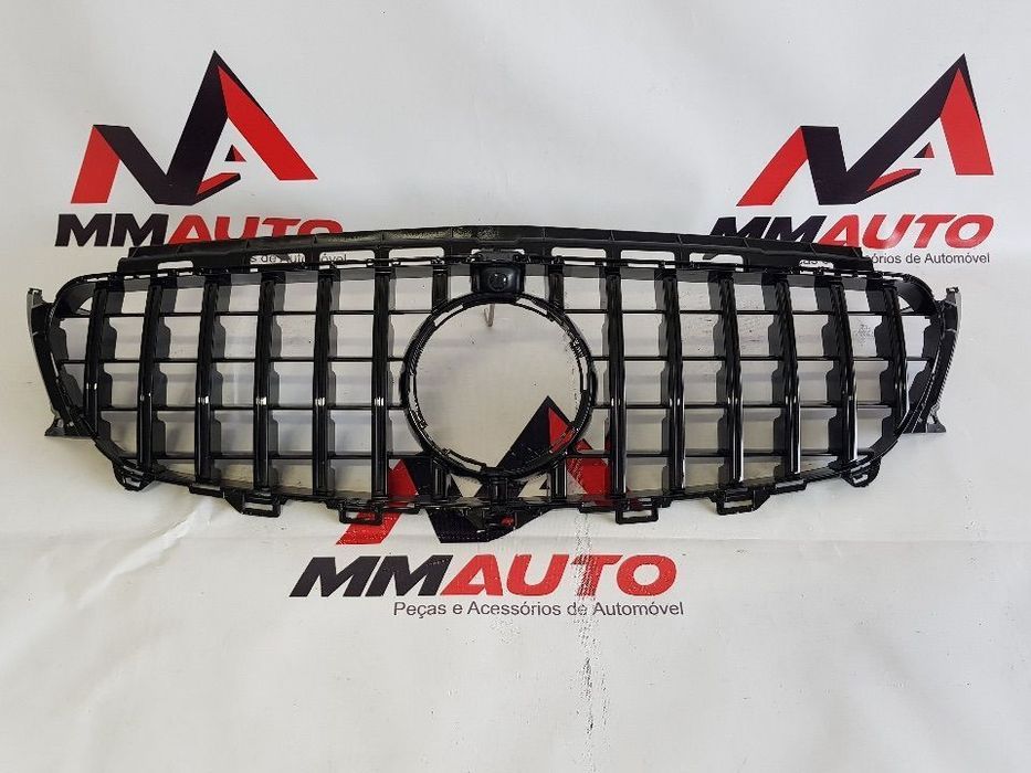 Grelha Frontal Mercedes E W213 GTR AMG Preto Brilho