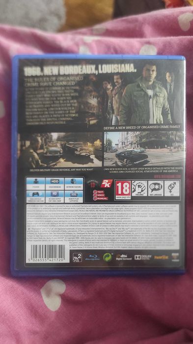 Gra Mafia 3 Ps4 z mapą miasta