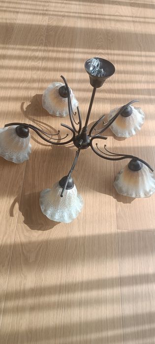Lampa sufitowa  na 5 żarówek o