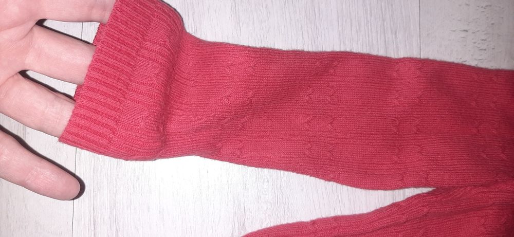 Ciepłe na zimę jesień legginsy rajstopowe getry r. 9-12 m-cy, 74-80
