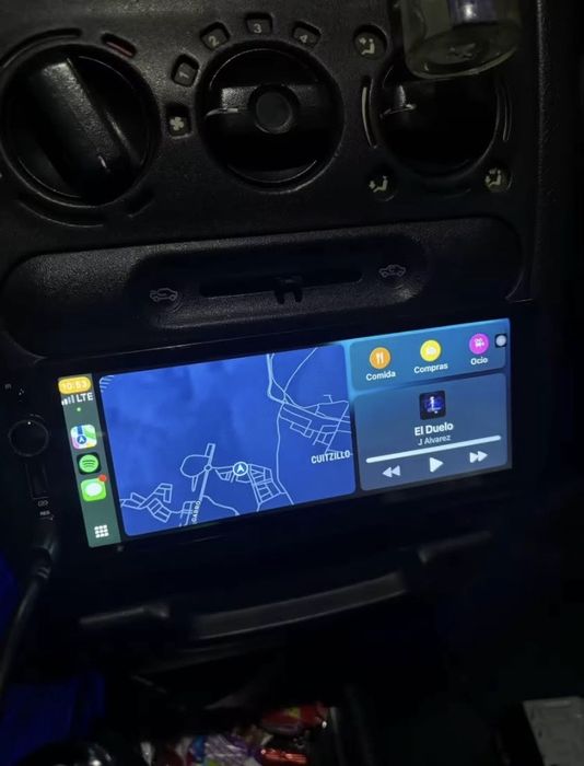 Auto Rádio 1DIN Universal 7” Touch CarPlay Sem fios e Android Auto | GPS,Bluetooth,Chamadas,YouTube