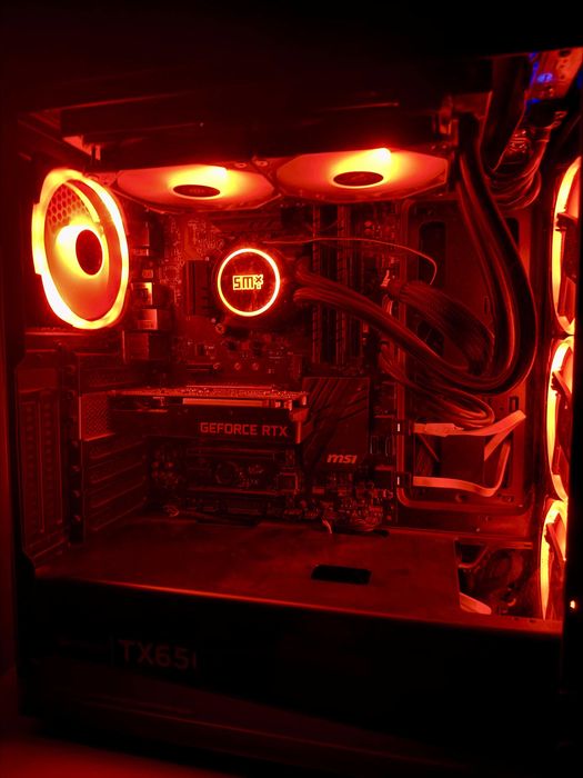 Komputer Gamingowy i5-6600K RTX 3050 6GB 32GB DDR4 HDD TX650 Z170A