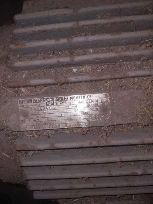 Silnik 7,5 kw na wózku